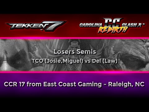 Tekken 7 - Losers Semis - TCO (Josie,Miguel) vs Del (Law)