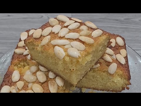 Orange Almond Suji Cake Recipe ! Orange Almond Semolina Cake |  by My Cooking Menu