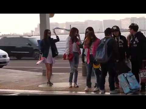SNSD at airport go to Vietnam 140322