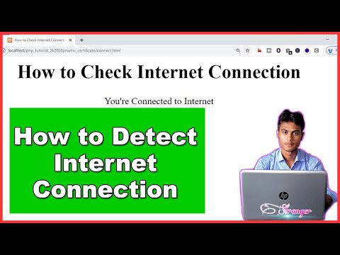 Detect Internet Connection With Javascript Javascript Programming Web