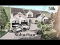 50k Suburban Roleplay Home Bloxburg Build