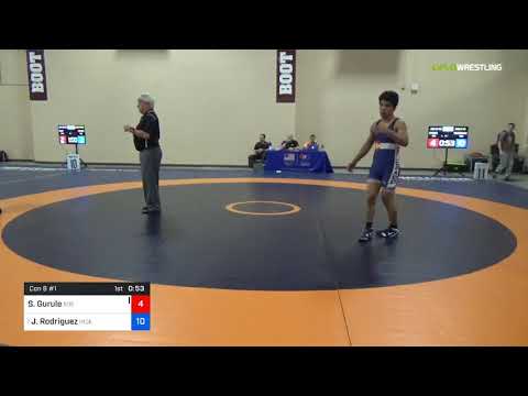 2018 Marine Corps US Open/UWW Junior Greco Roman 67 Con 8 #1 - Samuel Gurule (505 ) Vs. Juan Rodri