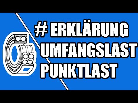 Was ist die Umfangslast und Punktlast bei Wälzlagern?