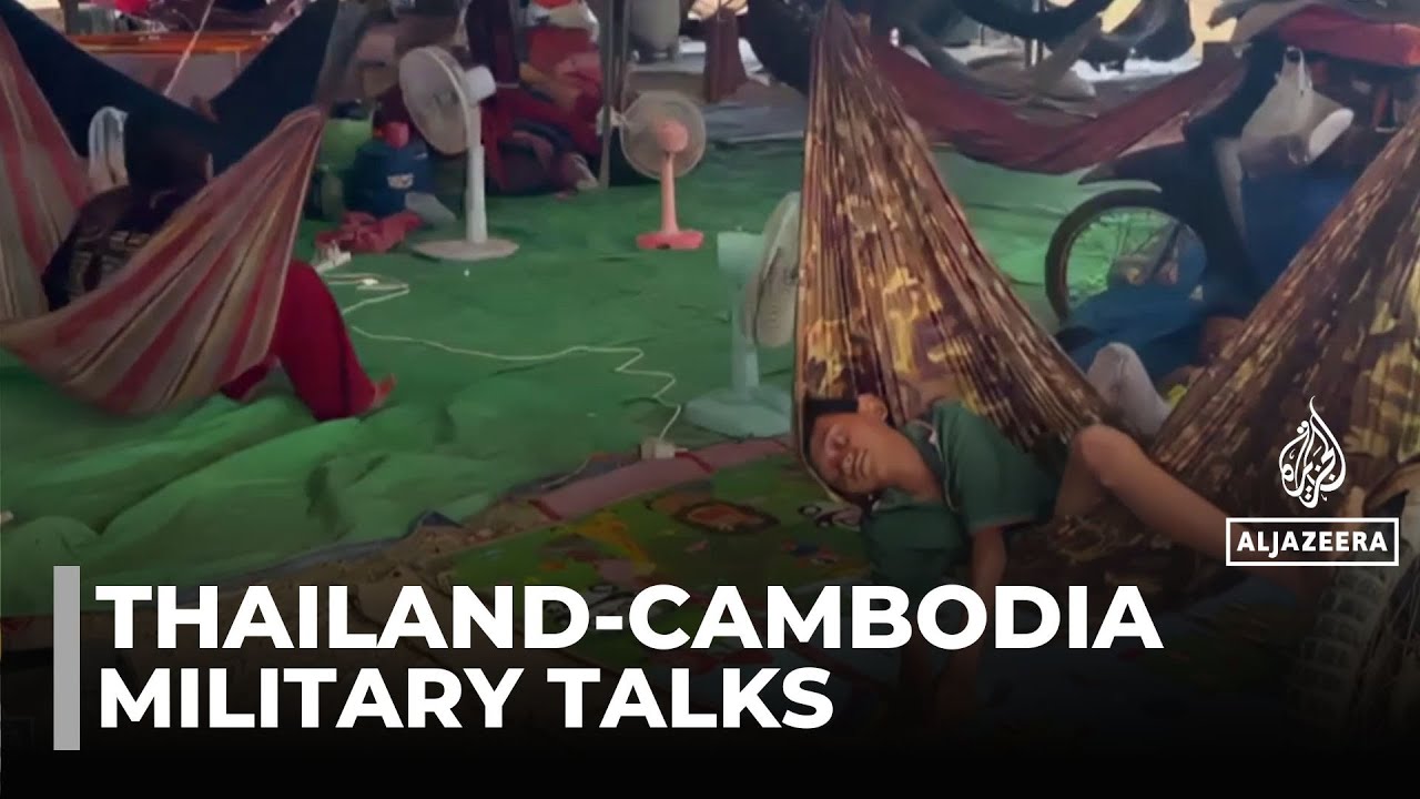 Thailand-Cambodia border dispute: Fighting has displaced around one million people