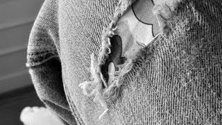 Hole in your Jeans? How to Patch it with Fabric Scraps: Boho-inspired Style!