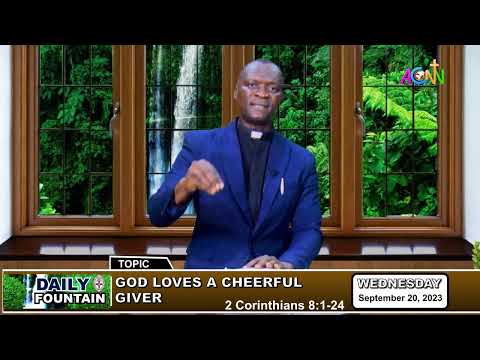 DAILY FOUNTAIN OF SEPTEMBER 20, 2023 - THE VEN. EMMANUEL DAVID DIDAM, Ph.D