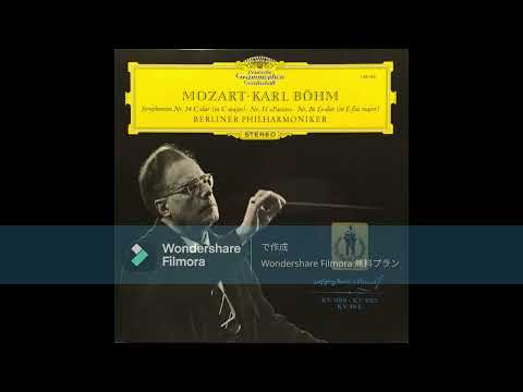 [High Quality] W.A.Mozart - Symphonie Nr. 34 , C-dur , KV 338 / Karl Böhm & Berliner Philharmoniker