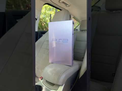 Sony PlayStation 2 Sakura launch in the car 🚗  #asmr #sony #playstation #retrogaming #gaming #ps2