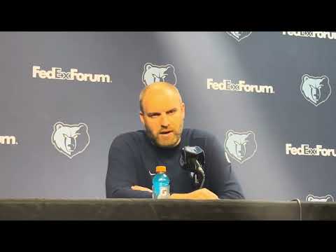 11-25-24 Memphis Grizzlies Coach Taylor Jenkins Postgame Interview