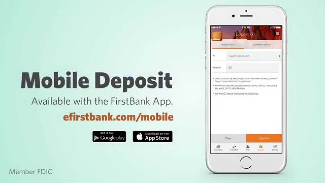 FirstBank - Mobile Deposit Tutorial