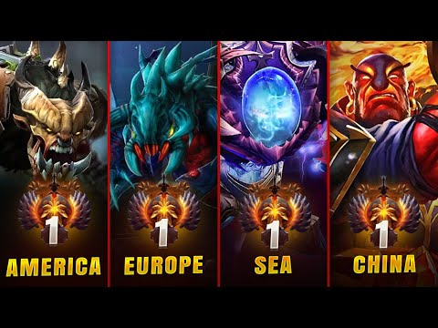 TOP 1 Rank of all regions - Best Dota 2 Players