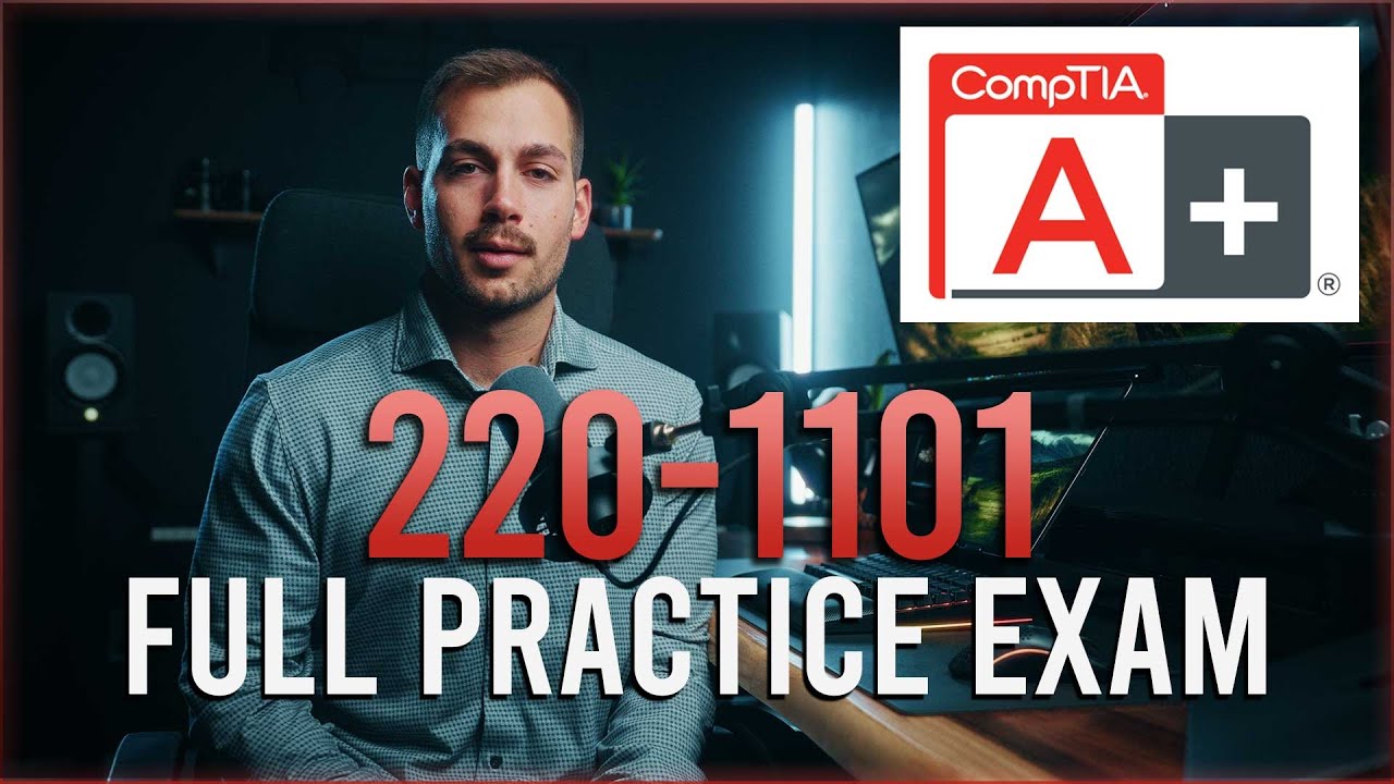 CompTIA A+ 220-1101 Full Practice Exam (90 Questions + Explanations) | Comptia A+ Practice Questions