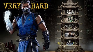 Mortal Kombat 11 (PS5) - SUB-ZERO Klassic Towers Gameplay (Very Hard) | MK11 @1080p 60ᶠᵖˢ ✔