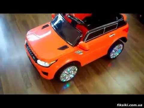 Детский электромобиль джип Land Rover Children M 2775 BR-7, оранжевый - fiksiki.com.ua