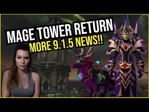Mage Tower Announced - 9.1.5 WoW News