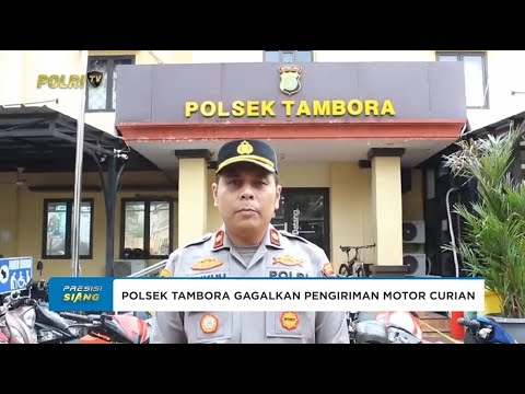 POLSEK TAMBORA GAGALKAN PENGIRIMAN 13 MOTOR CURIAN KE BENGKULU