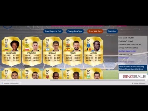 FUTWATCH 10x 100K PACK OPENING