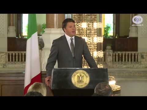 Egitto - Matteo Renzi in visita nella Repubblica Araba d'Egitto (02.08.14)
