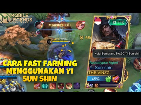 CARA FAST FARMING MENGGUNAKAN YI SUN SHIN | CARA ROTASI JUNGGLE HYPER YSS |YSS GAMEPLAY TERBARU 2022