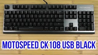 Motospeed CK108 (mtck108mb) - відео 2