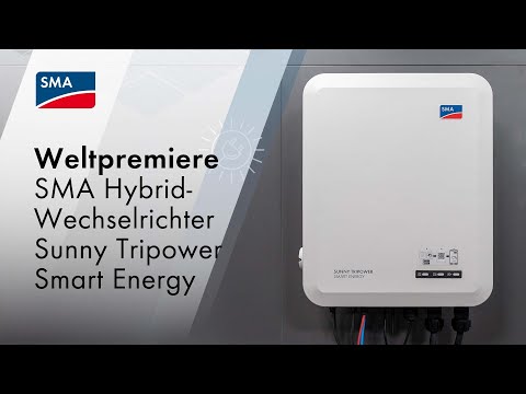 Weltpremiere SMA Hybrid-Wechselrichter Sunny Tripower Smart Energy