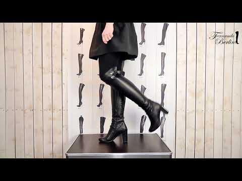 Over-the-knee boots Mary Jane style Model 418