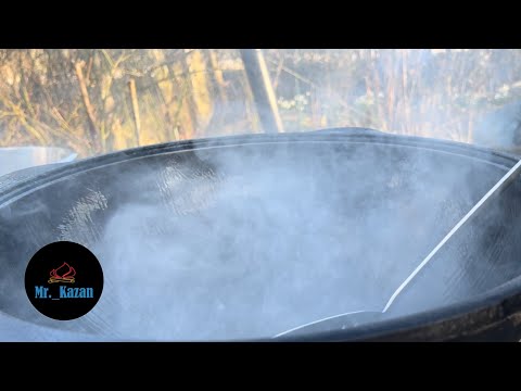 Seasoning a 12-liter Kazan/Kazan
