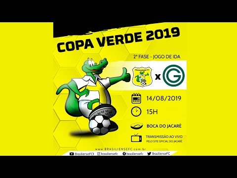 COPA VERDE - 2ª fase - jogo de ida - Brasiliense x Goiás