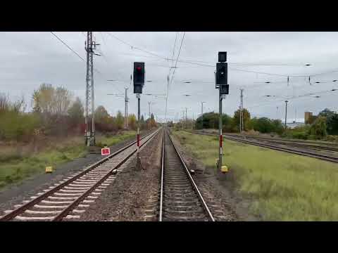 #Führerstandsmitfahrt 11/2023 von Angermünde nach Stralsund über Prenzlau Pasewalk Anklam Greifswald
