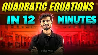 Quadratic Equations Complete Chapter In 12 Minutes | Class 10th Board