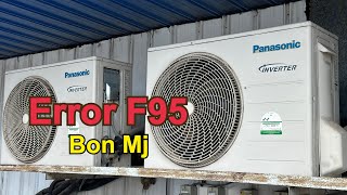 How to find error using wireless remote control | Panasonic inverter aircon | F95