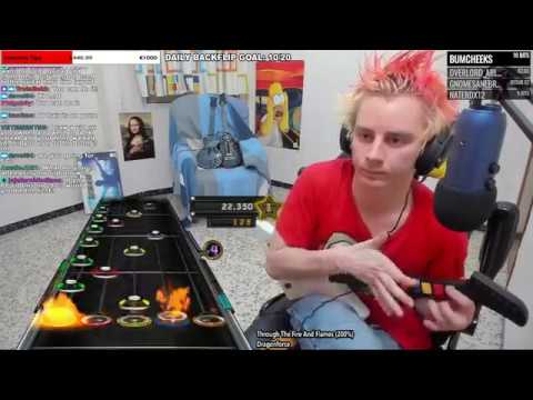 WORLD RECORD ~ THROUGH THE FIRE AND FLAMES 200% SPEED 413 NOTE STREAK
