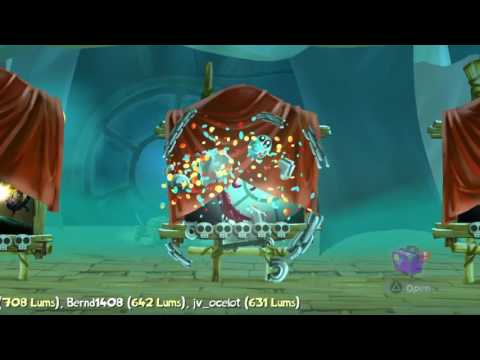 Rayman Legends - 20,000 Lums Under the Sea 100% Walkthrough