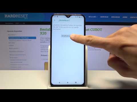 Cómo restablecer ajustes de red en CUBOT x20