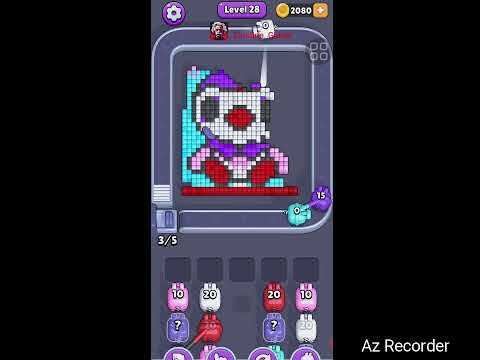 Pixel Flow Level 28 Walkthrough