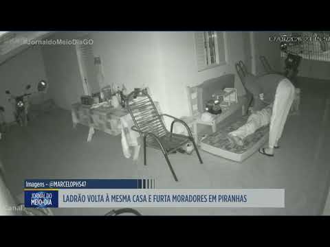 Ladrão volta à mesma casa e furta morador em Piranhas