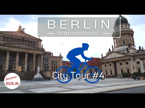 [4K] Berlin - City Tour #4 - Checkpoint Charlie to The Empty Library