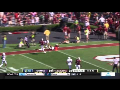 2014 USC vs Furman - Shon Carson 56 Yd Run