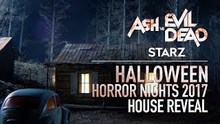 STARZ Ash vs Evil Dead House Reveal | Halloween Horror Nights 2017 video