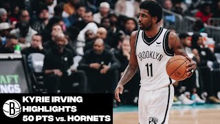 [高光] Kyrie Irving  50 Pts VS Hornets