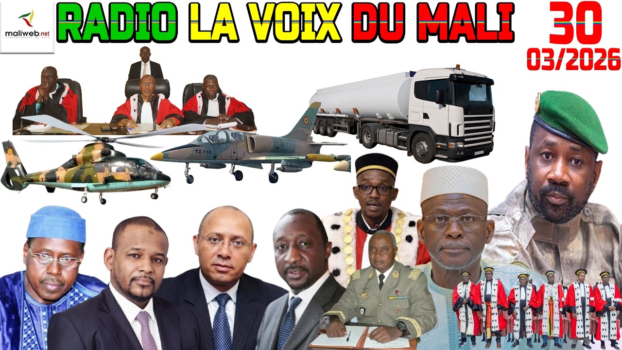La Revue de Presse de la RADIO LA VOIX DU MALI du 30 Mars 2026
