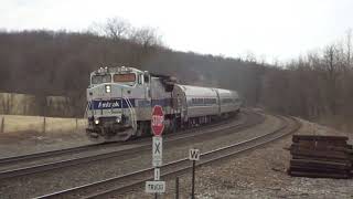 preview picture of video 'Amtrak Phase IV B32-8WH #513 on the Pennsylvania #43 MP 225'