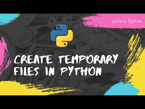 Generate Delete Temporary Files Using Python Pyguru