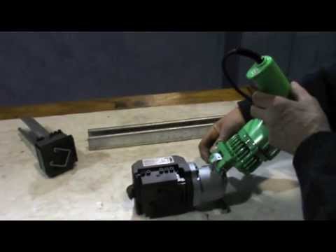 Stainelec M-40L Electric Hydraulic Strut Cutter - Materials Demonstration 