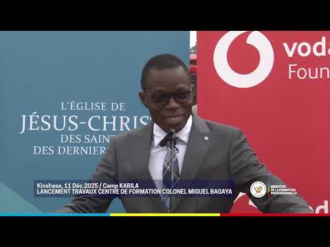 Cérémonie officielle de lancement des travaux du Centre de Formation Professionnelle au Camp KABILA
