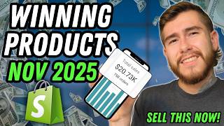 Top 5 Winning Products To Sell NOW (November 2025) | Shopify Dropshipping Trends