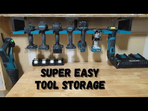 Super Easy Cordless Tool Storage | Makita