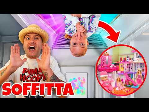 GIORGIA SI NASCONDE NELLA STANZA SEGRETA DEI GIOCHI IN SOFFITTA DI CASA NOSTRA PER 24 ORE!