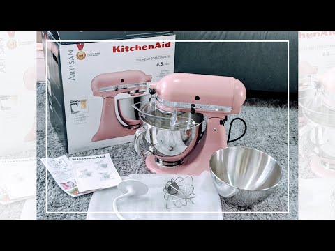 Unboxing my new Kitchen Aid Stand Mixer / Hubby's Anniversary Gift 💗