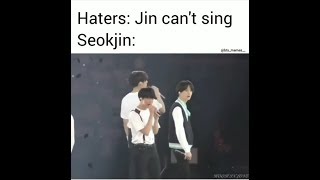 [BTS] Jin Sing Crystal Snow Triple High Note Live